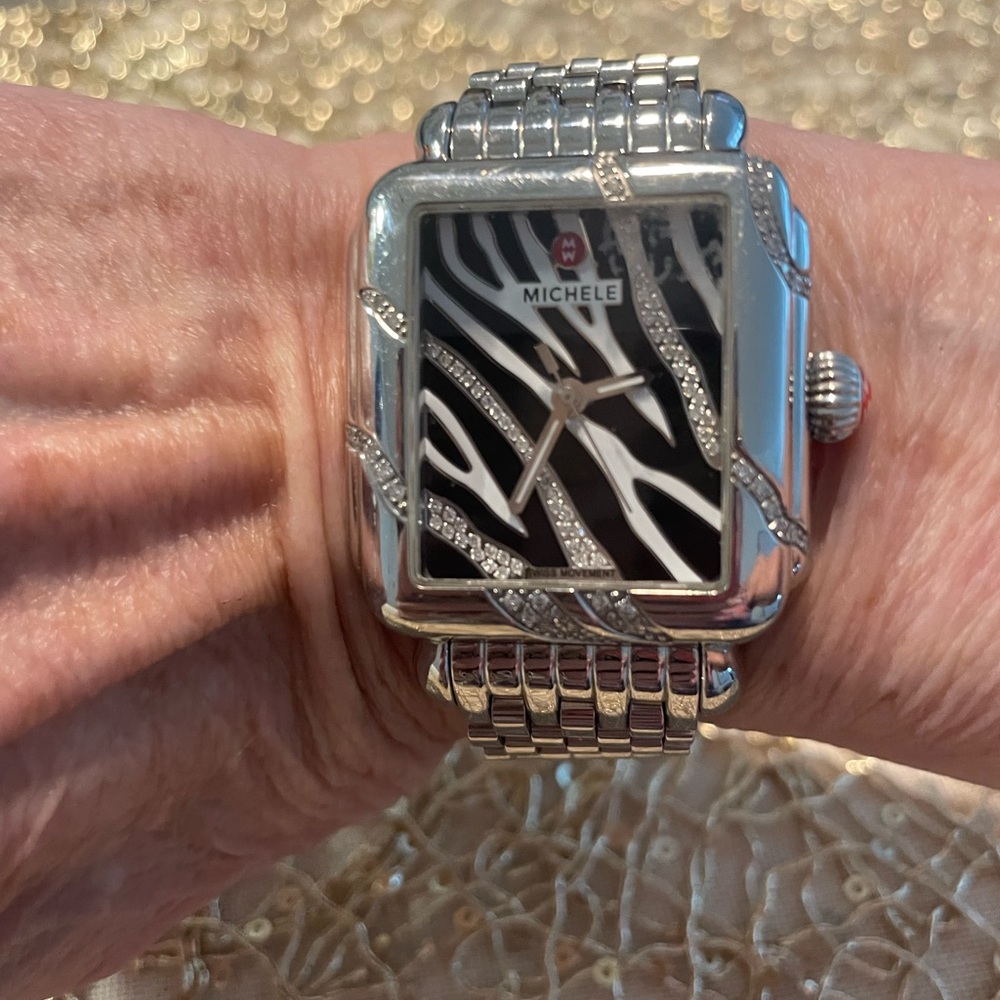 Gorgeous Diamond Michele watch!!